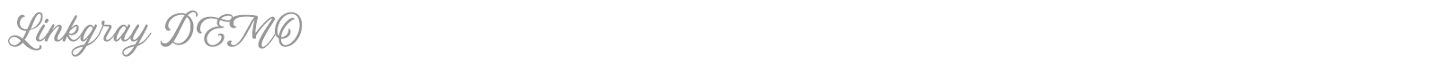 Linkgray font preview